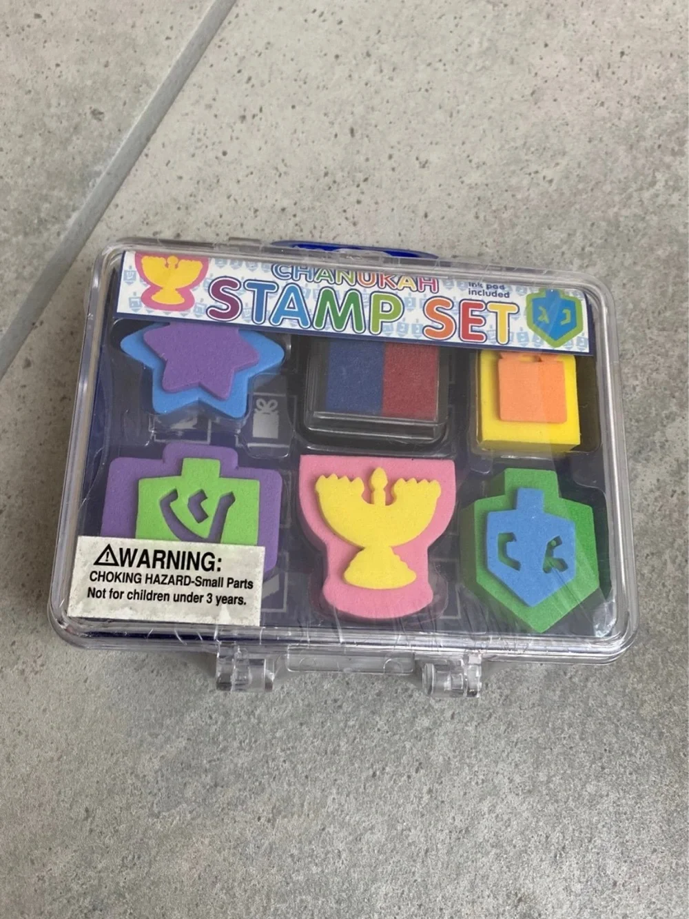 Chanukah Foam Stamp Set - Multicolor Kids Holiday Craft Kit